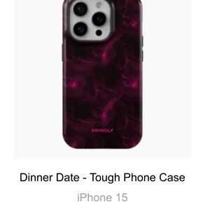 iPhone 15 Case Pink Black